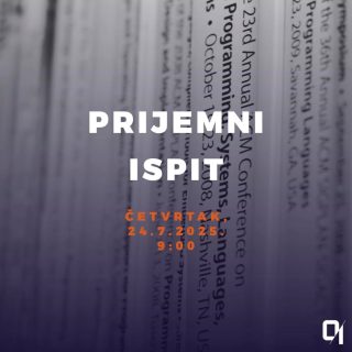 Na sajtu Prirodno-matematičkog fakulteta objavljen je konkurs za upis na osnovne, integrisane, master i doktorske studije, kao i datumi polaganja prijemnih ispita u prvom upisnom roku.

Linkovi na kojima se mogu pronaći informacije su sledeći:
https://www.pmf.uns.ac.rs/2025/07/11/upis-konkurs/
https://www.pmf.uns.ac.rs/2025/07/11/prijemni/

Preporučujemo svima koji su zainteresovani da prate informacije na zvaničnom sajtu Prirodno-matematičkog fakulteta, budući da je sajt osnovni izvor informacija po pitanju konkursa i polaganja prijemnog ispita.

#informatikapmf #pmfns #pmfnovisad #upis2025